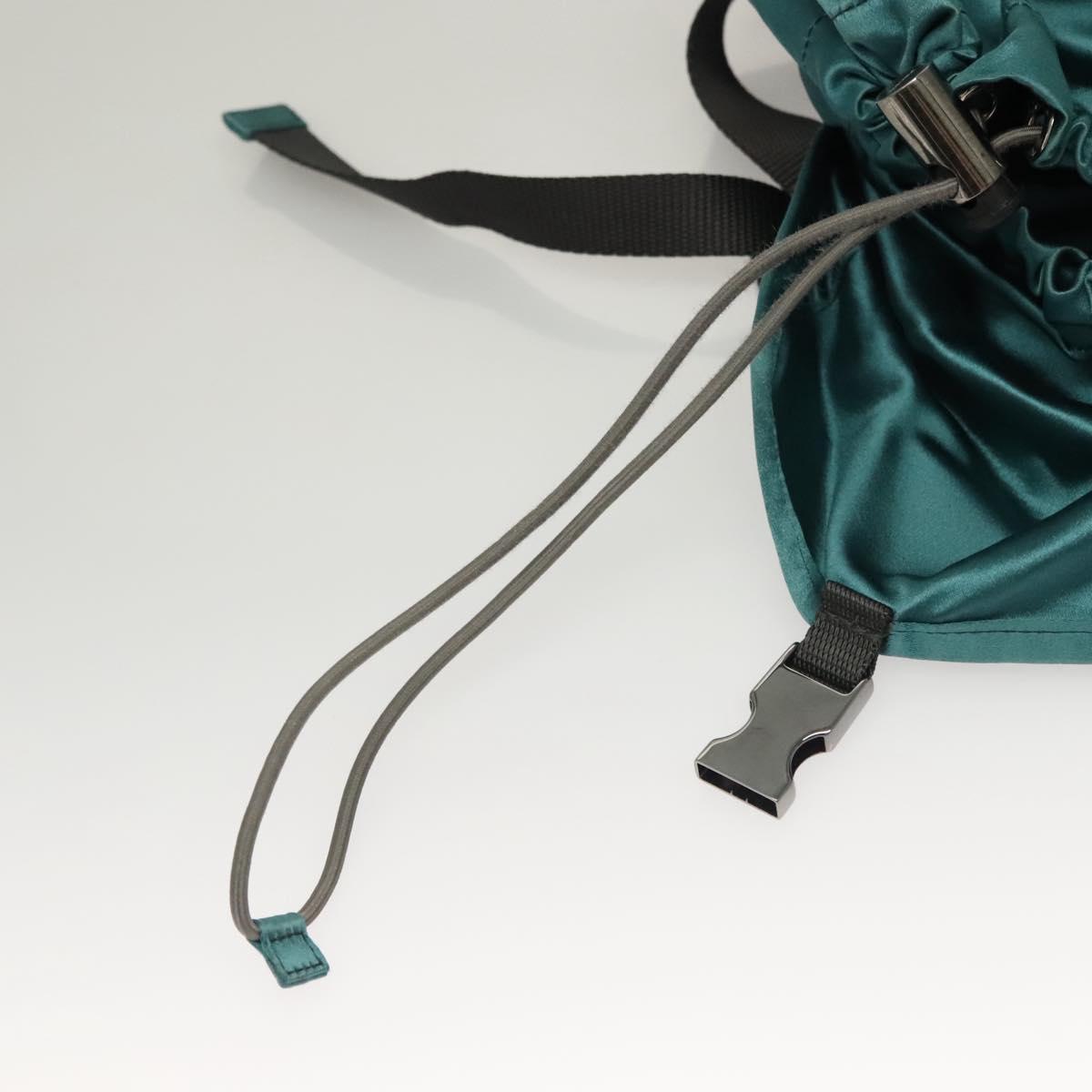 PRADA Backpack Satin Blue Auth yk19071