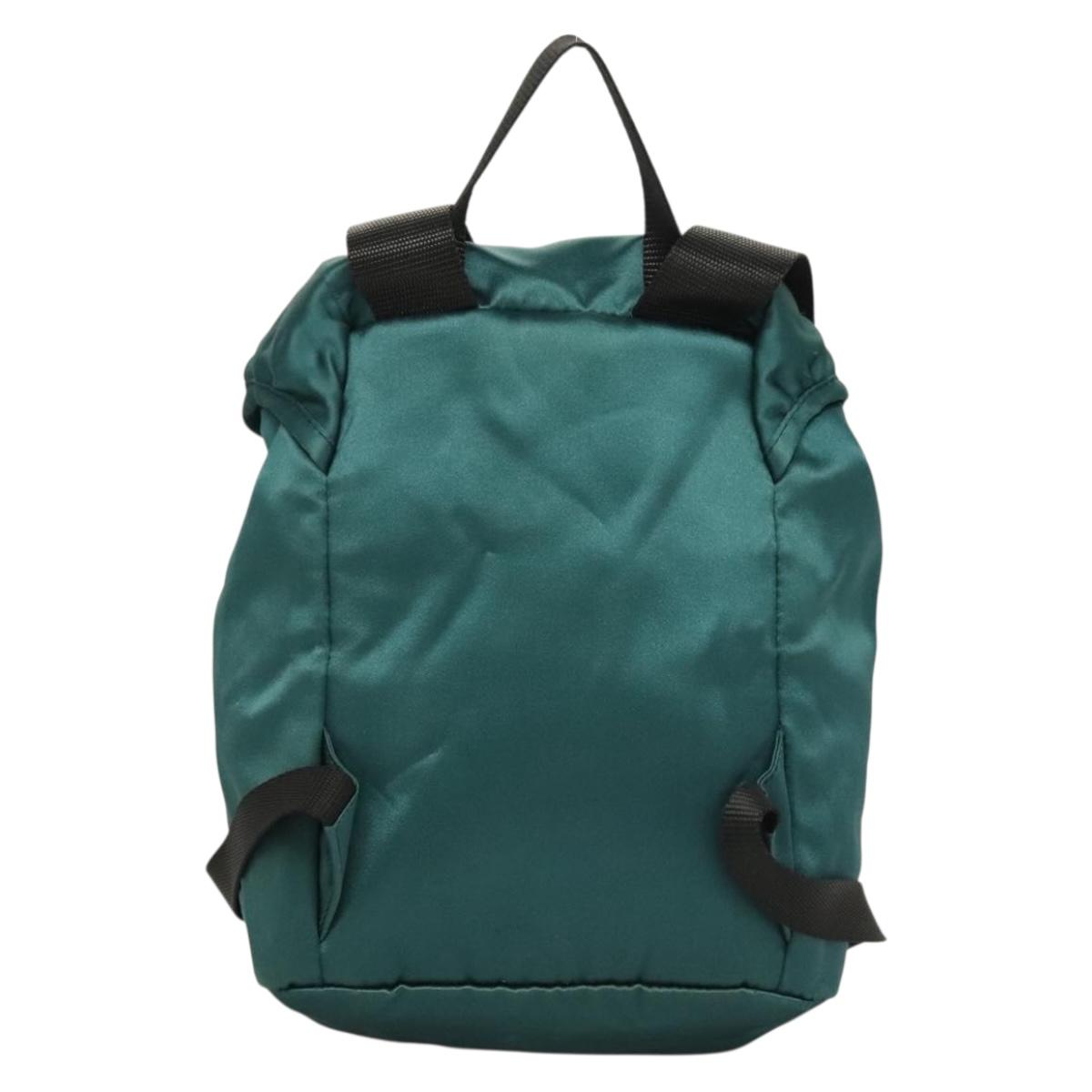 PRADA Backpack Satin Blue Auth yk19071