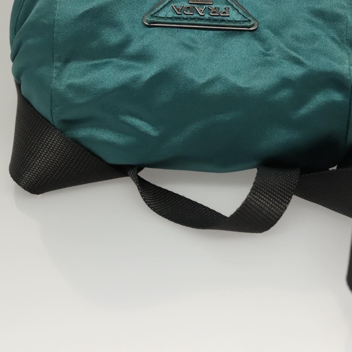 PRADA Backpack Satin Blue Auth yk19071