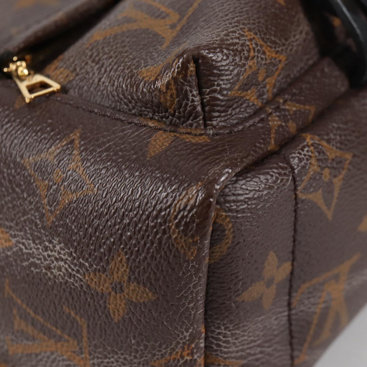 LOUIS VUITTON Monogram Palm Springs MINI Backpack M44873 LV Auth yk19084