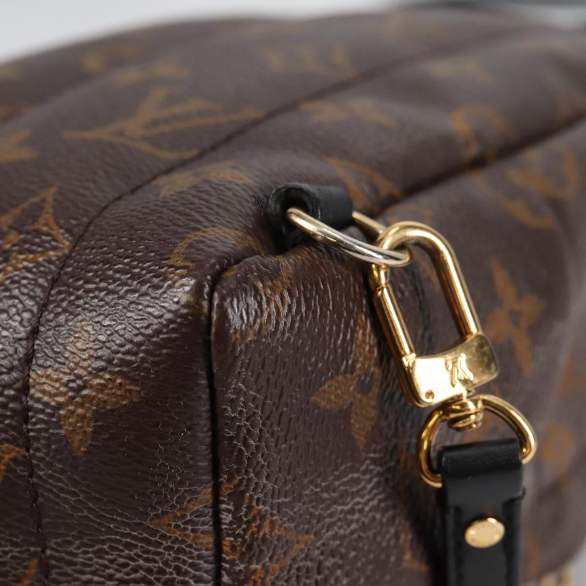 LOUIS VUITTON Monogram Palm Springs MINI Backpack M44873 LV Auth yk19084
