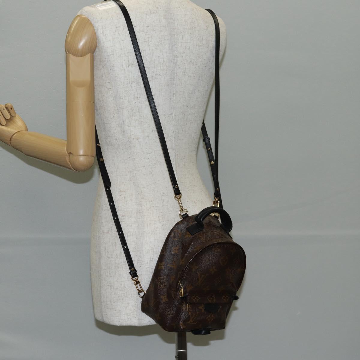LOUIS VUITTON Monogram Palm Springs MINI Backpack M44873 LV Auth yk19084