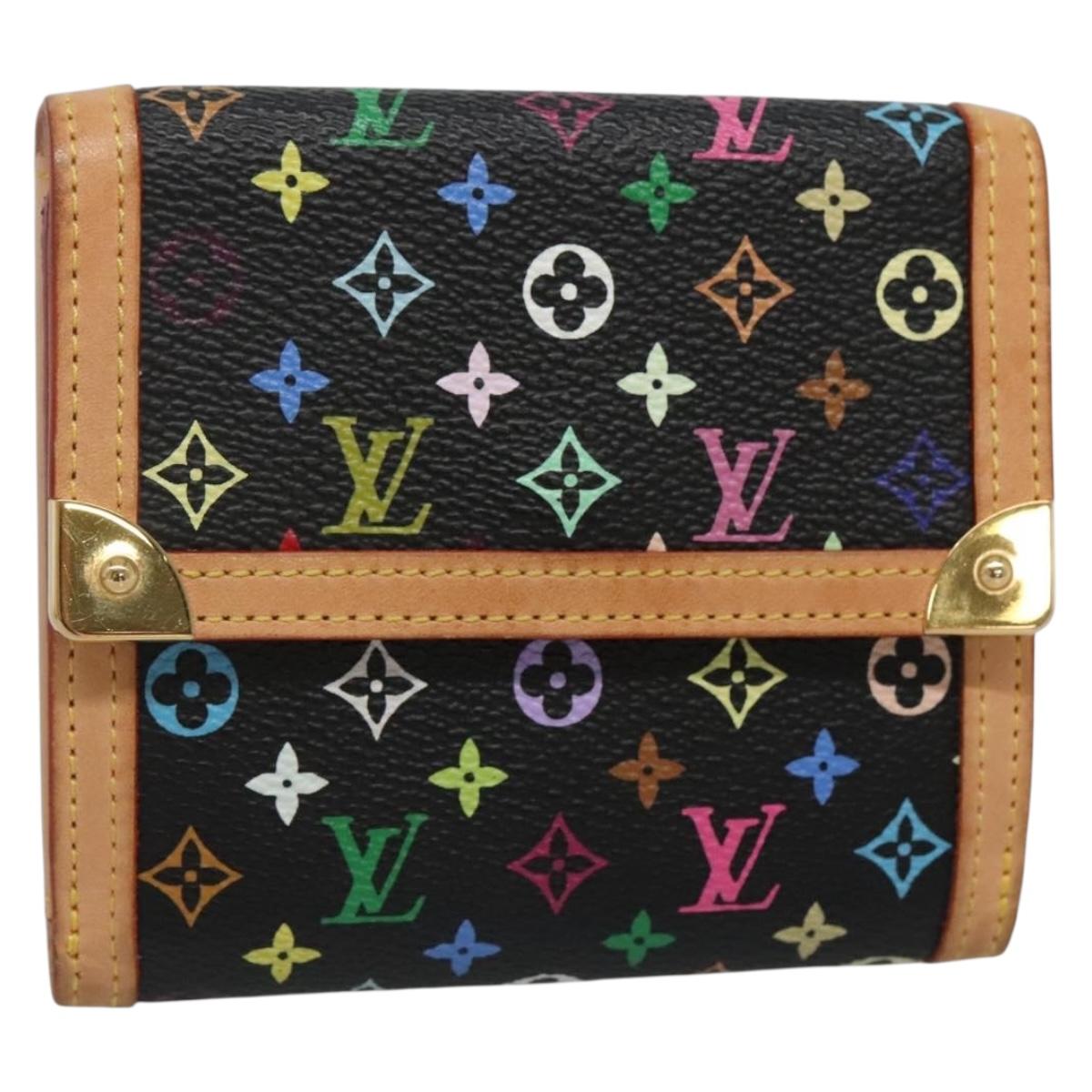 LOUIS VUITTON Multicolor Porte Monnaie Billets Cartes Credit M92984 Auth yk19123