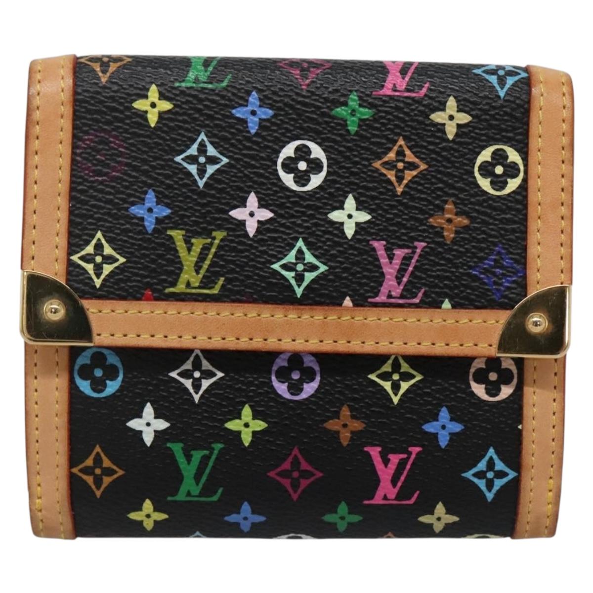 LOUIS VUITTON Multicolor Porte Monnaie Billets Cartes Credit M92984 Auth yk19123