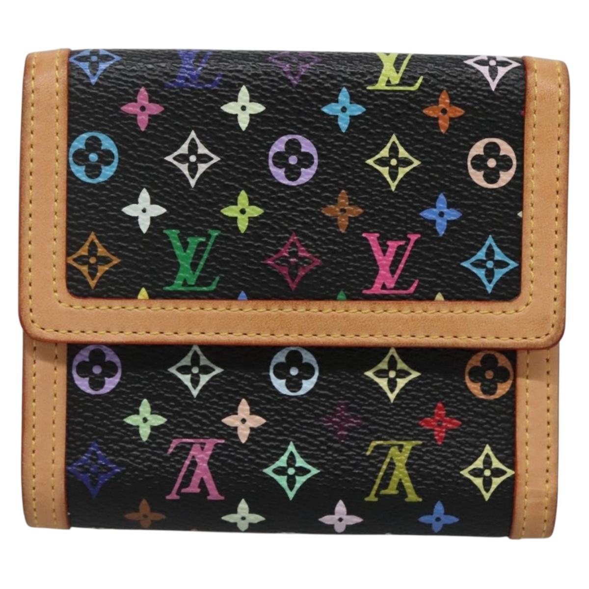 LOUIS VUITTON Multicolor Porte Monnaie Billets Cartes Credit M92984 Auth yk19123