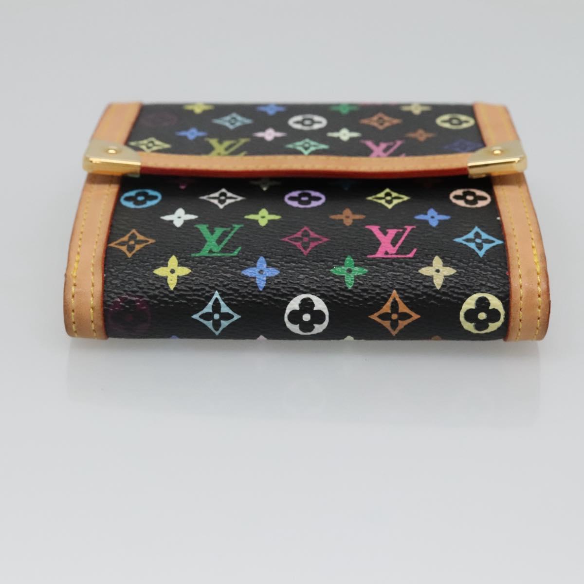 LOUIS VUITTON Multicolor Porte Monnaie Billets Cartes Credit M92984 Auth yk19123