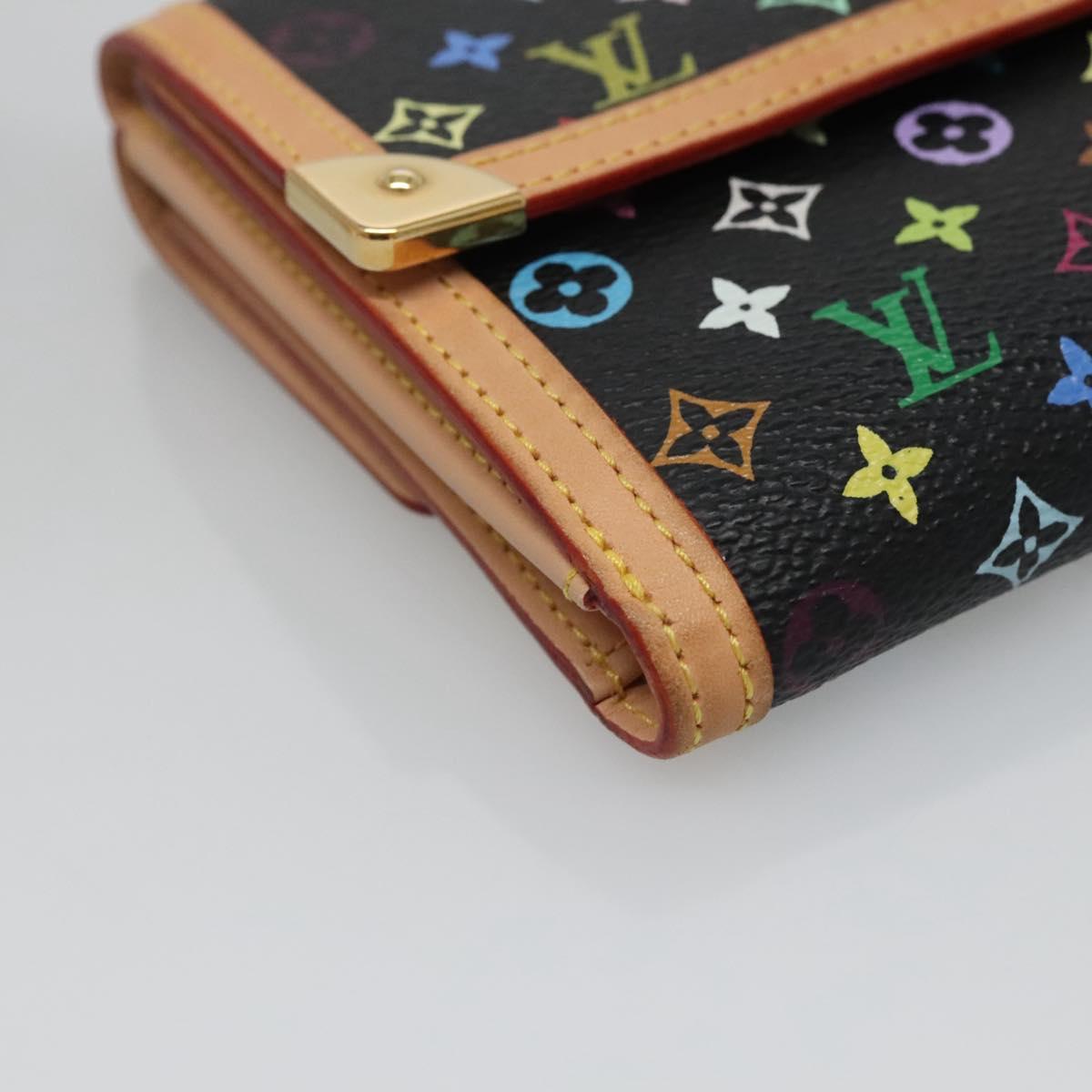 LOUIS VUITTON Multicolor Porte Monnaie Billets Cartes Credit M92984 Auth yk19123