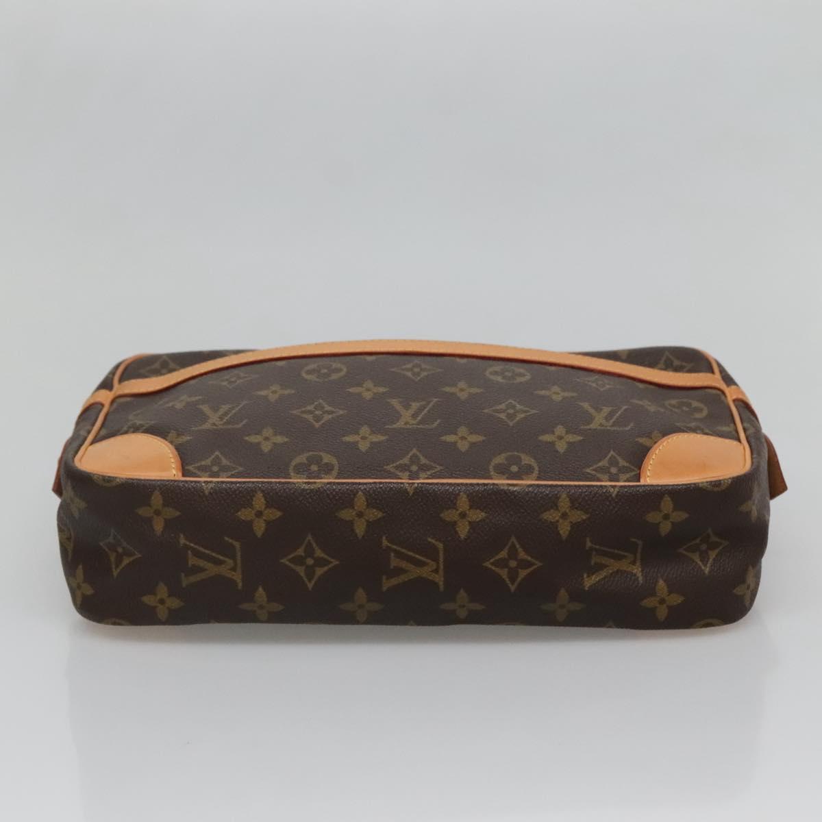 LOUIS VUITTON Monogram Compiegne 28 Clutch Bag M51845 LV Auth yk19125