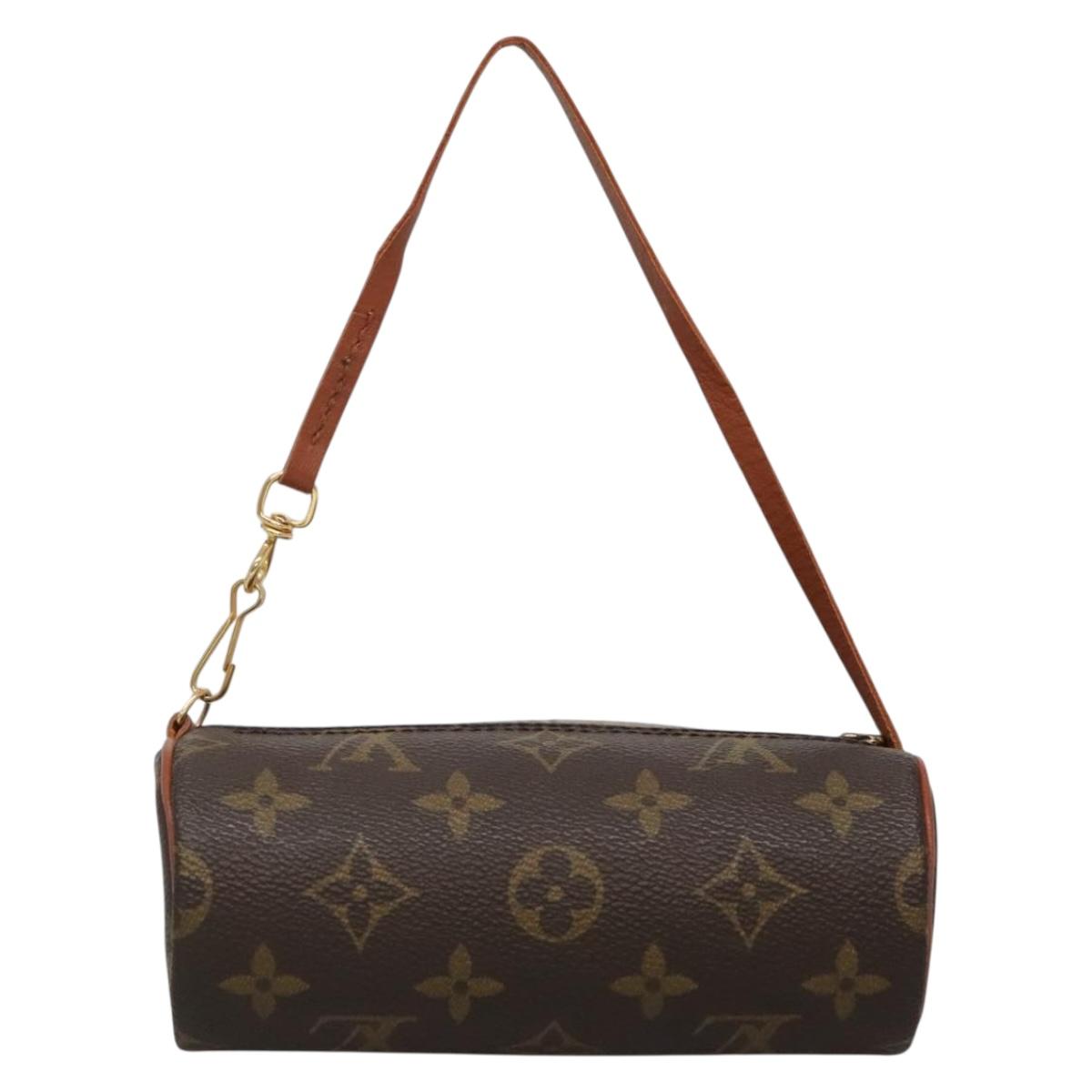 LOUIS VUITTON Monogram Papillon Pouch LV Auth yk19131