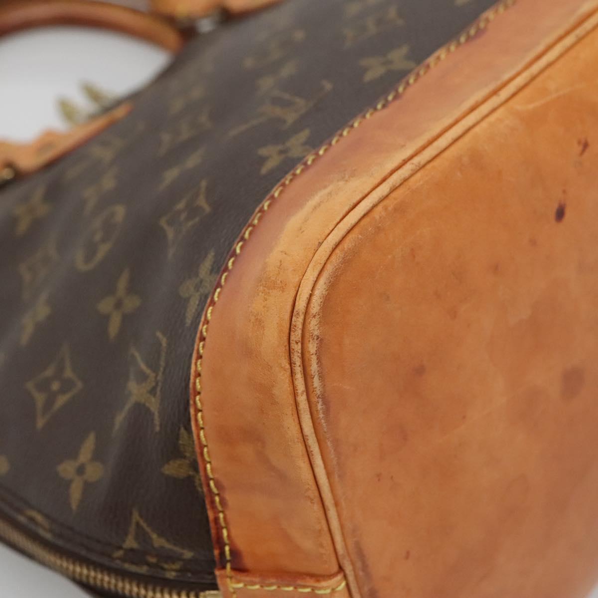 LOUIS VUITTON Monogram Alma Hand Bag M51130 LV Auth yk19142