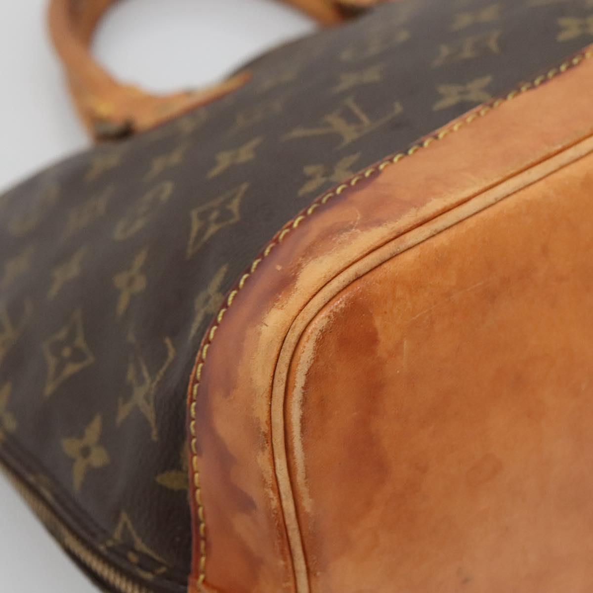 LOUIS VUITTON Monogram Alma Hand Bag M51130 LV Auth yk19142