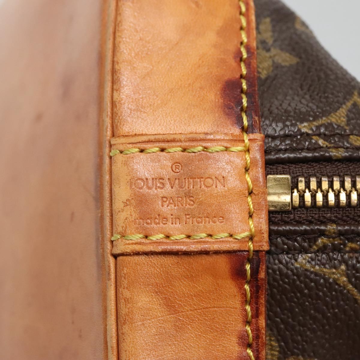 LOUIS VUITTON Monogram Alma Hand Bag M51130 LV Auth yk19142