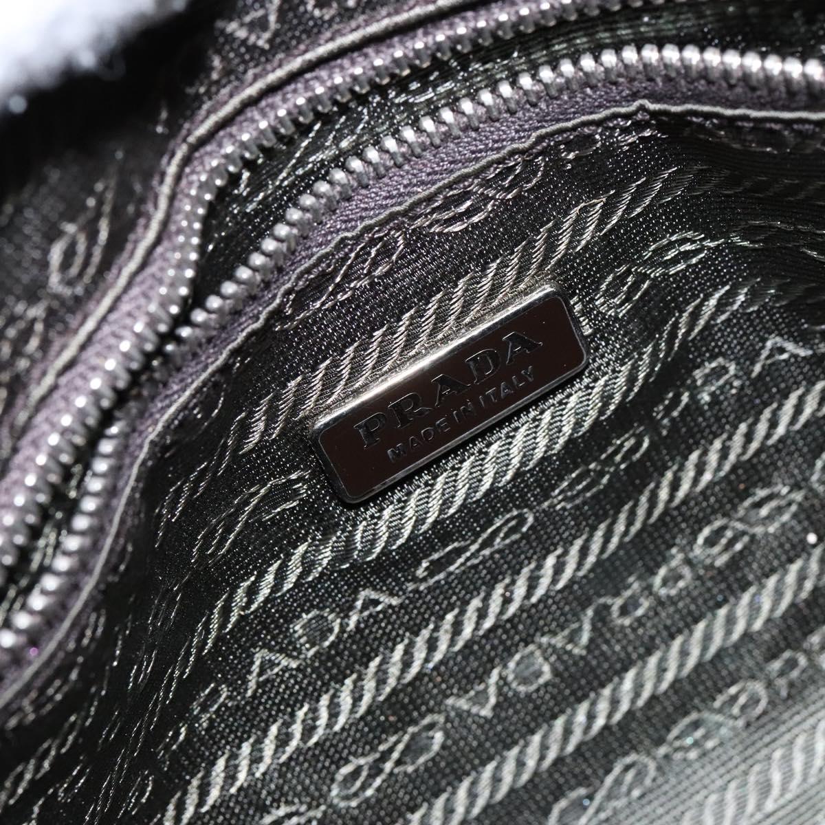 PRADA Hand Bag Leather Beige Auth yk19150