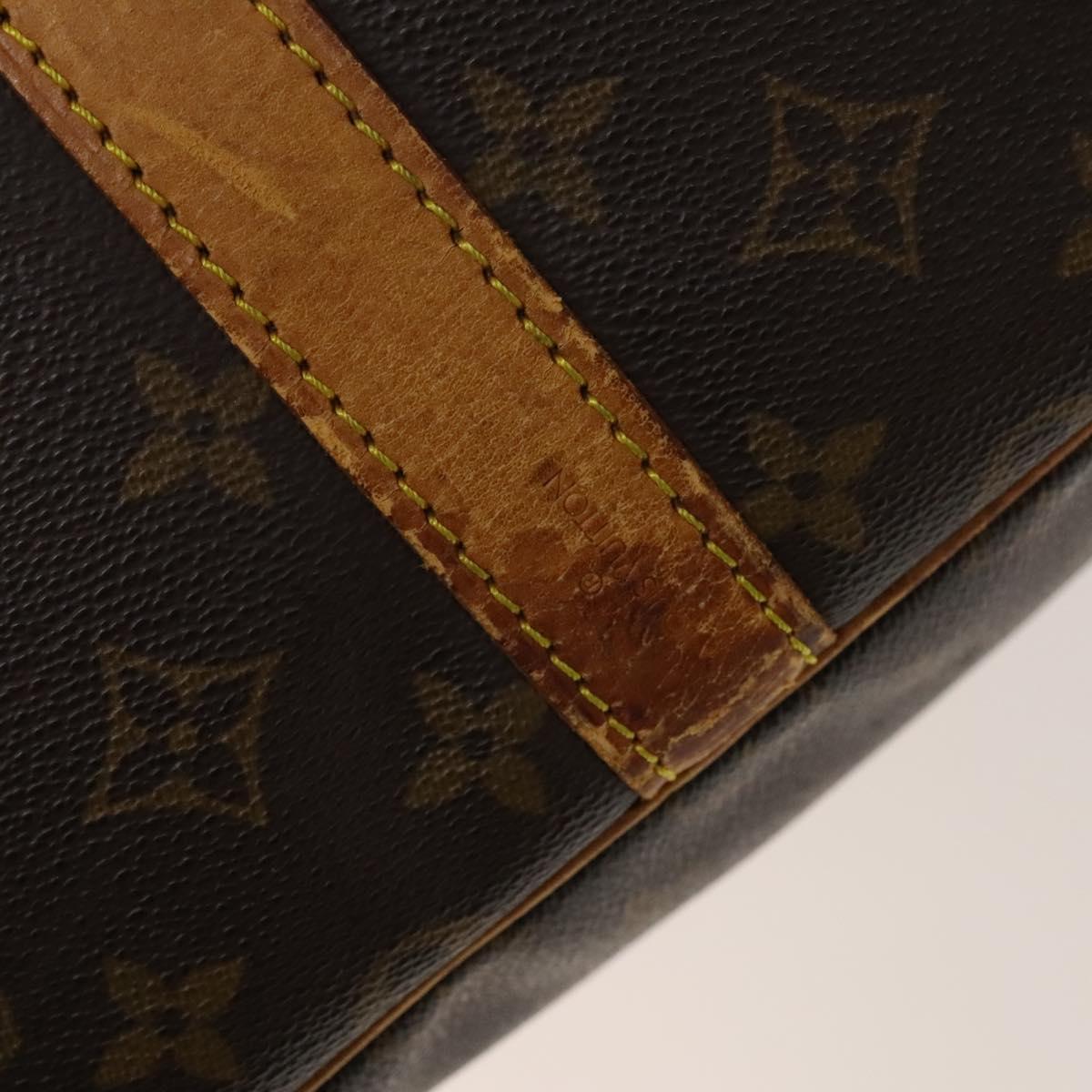 LOUIS VUITTON Monogram Keepall Bandouliere 55 Boston Bag M41414 LV Auth yk19151