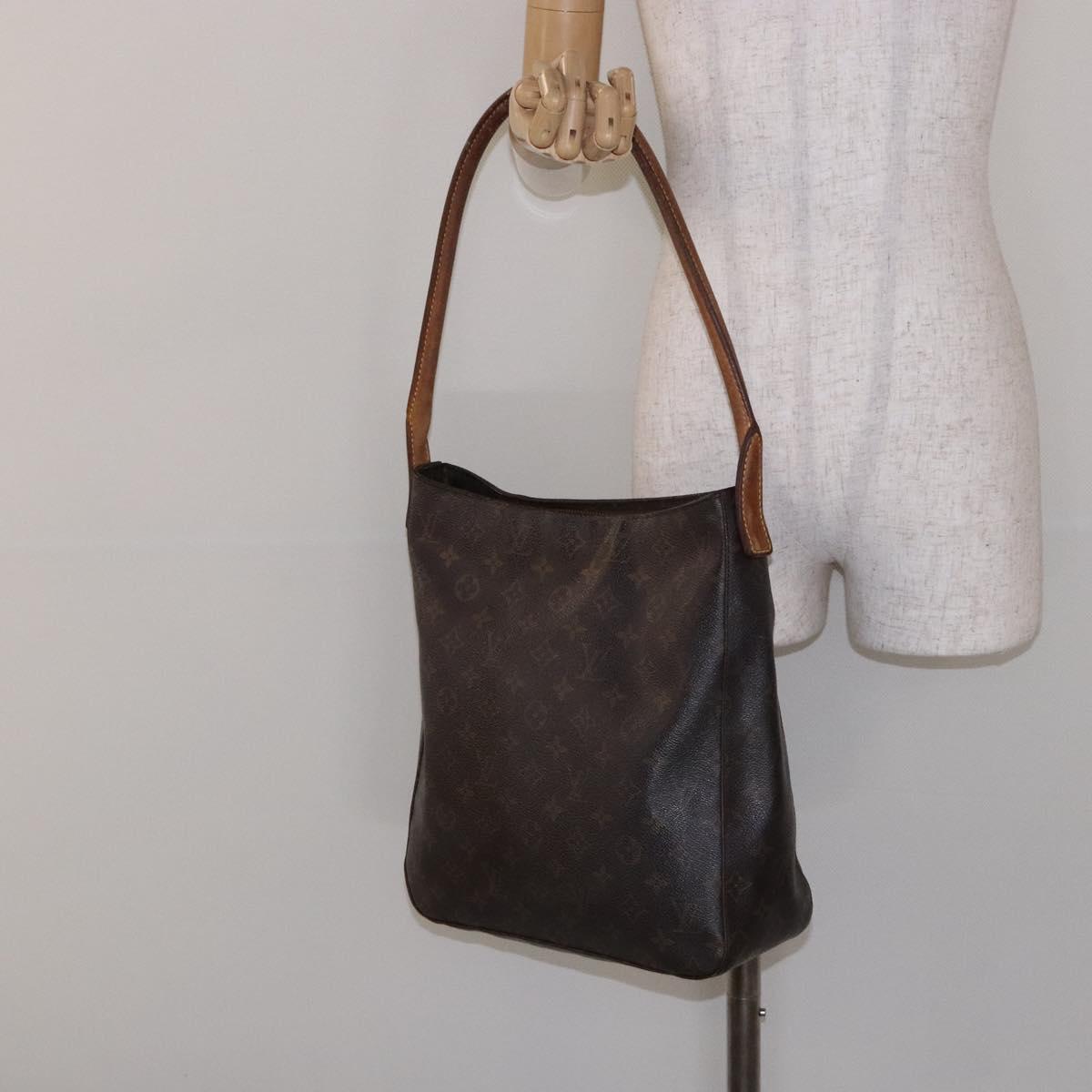 LOUIS VUITTON Monogram Looping GM Shoulder Bag M51145 LV Auth yk19155