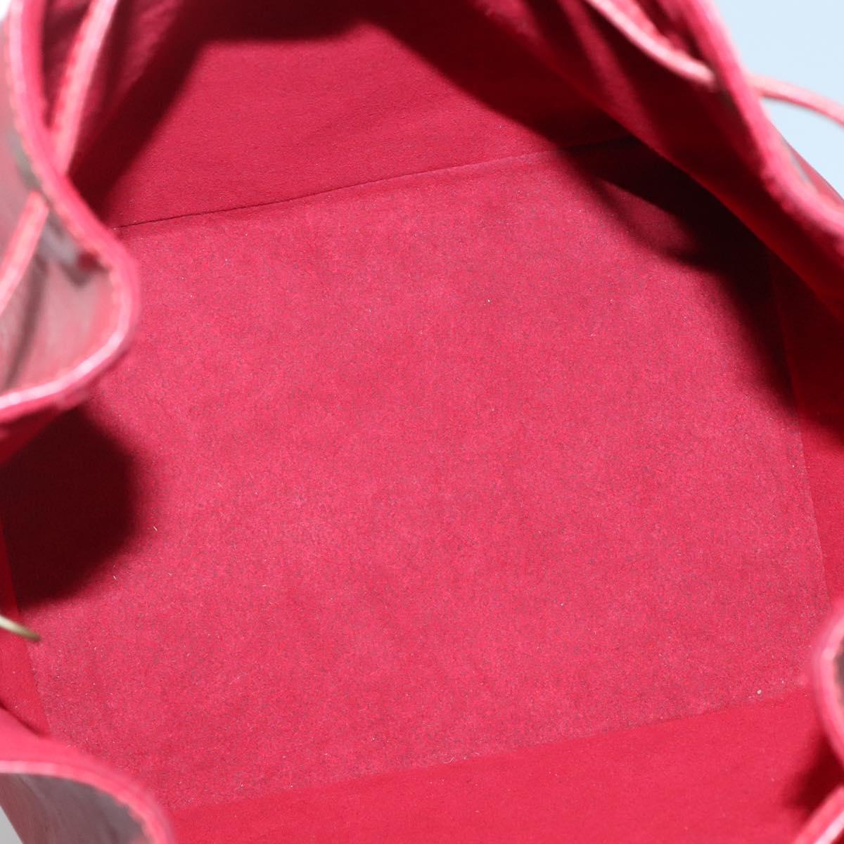 LOUIS VUITTON Epi Petit Noe Shoulder Bag Red M44107 LV Auth yk19188