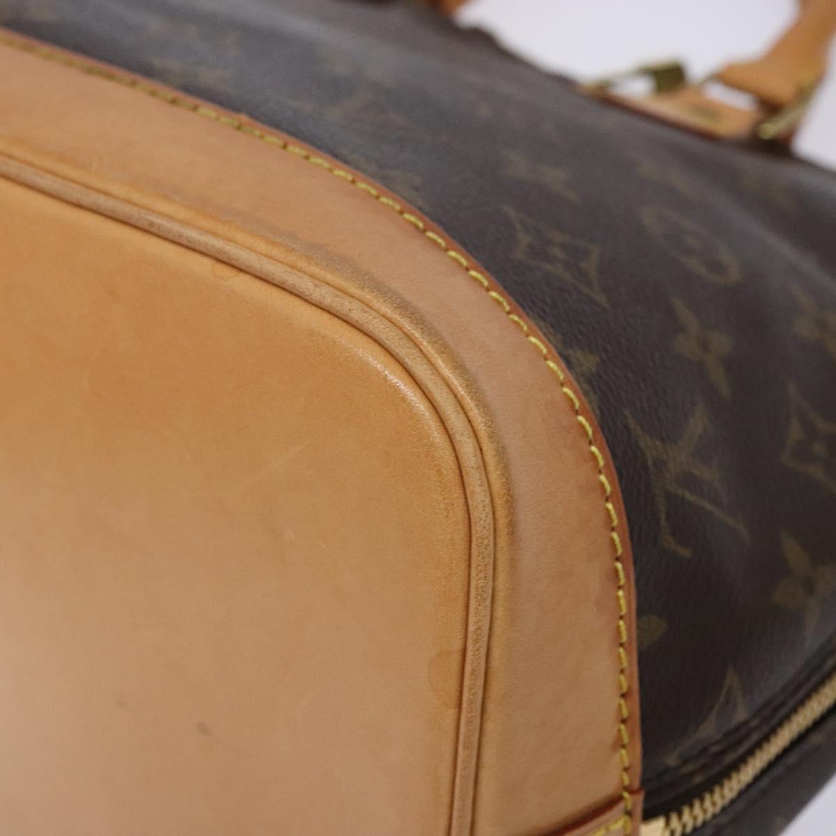 LOUIS VUITTON Monogram Alma Hand Bag M51130 LV Auth yk19194