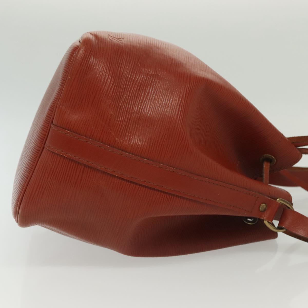 LOUIS VUITTON Epi Petit Noe Shoulder Bag Vintage Brown M44103 LV Auth yk19224