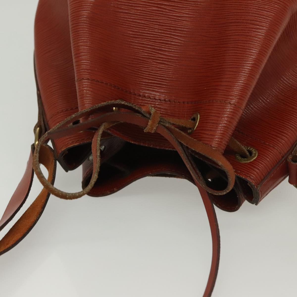 LOUIS VUITTON Epi Petit Noe Shoulder Bag Vintage Brown M44103 LV Auth yk19224