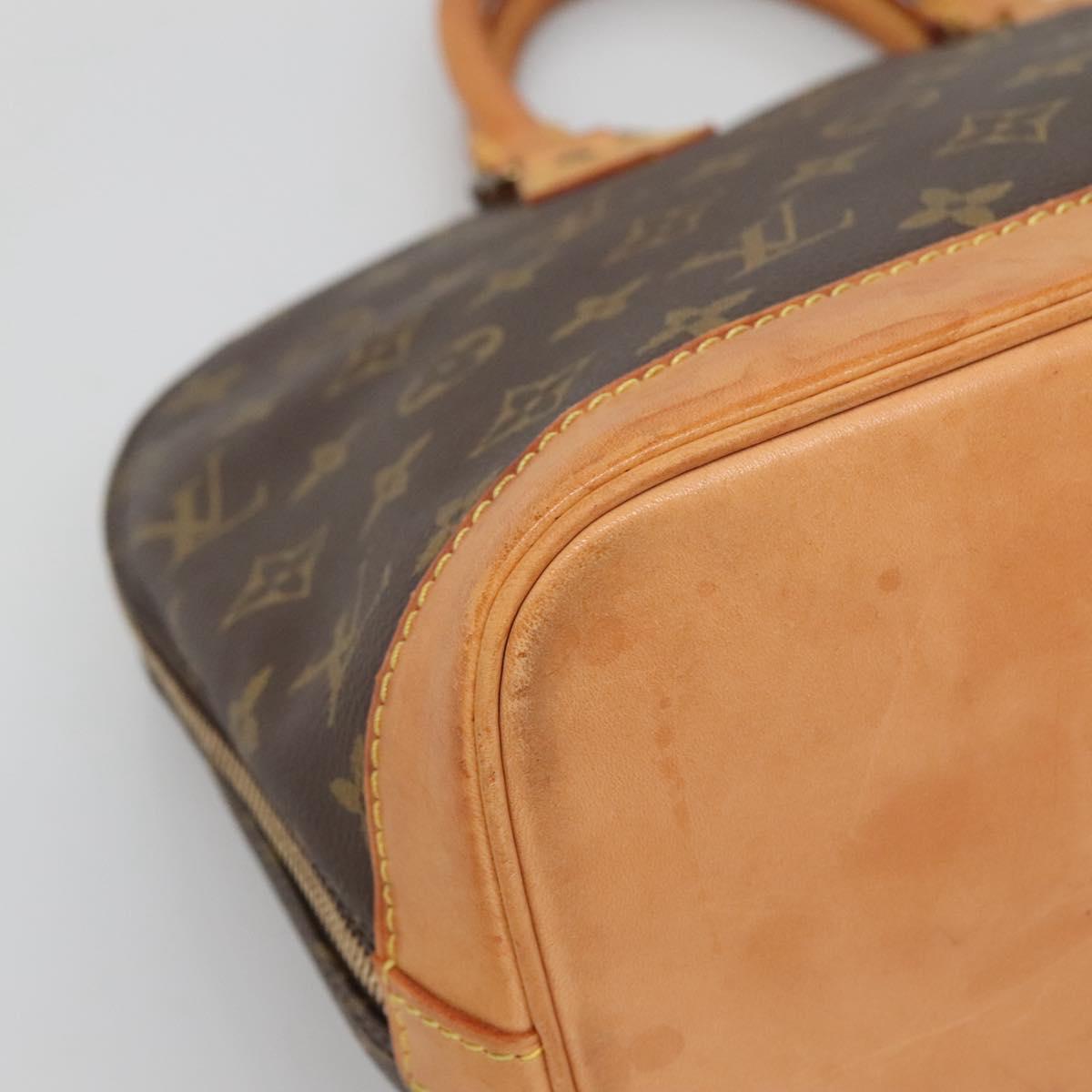 LOUIS VUITTON Monogram Alma Hand Bag M51130 LV Auth yk19225