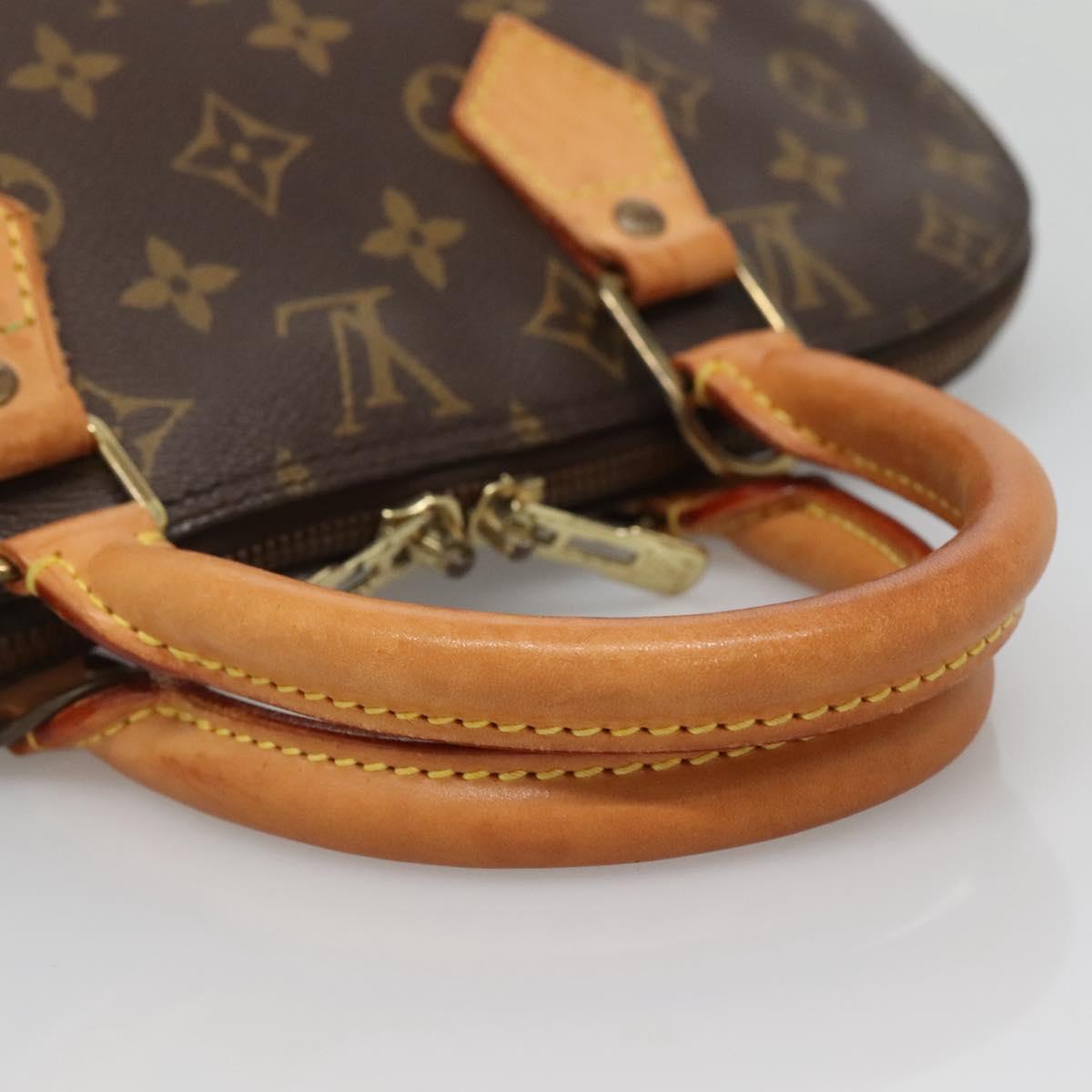 LOUIS VUITTON Monogram Alma Hand Bag M51130 LV Auth yk19225