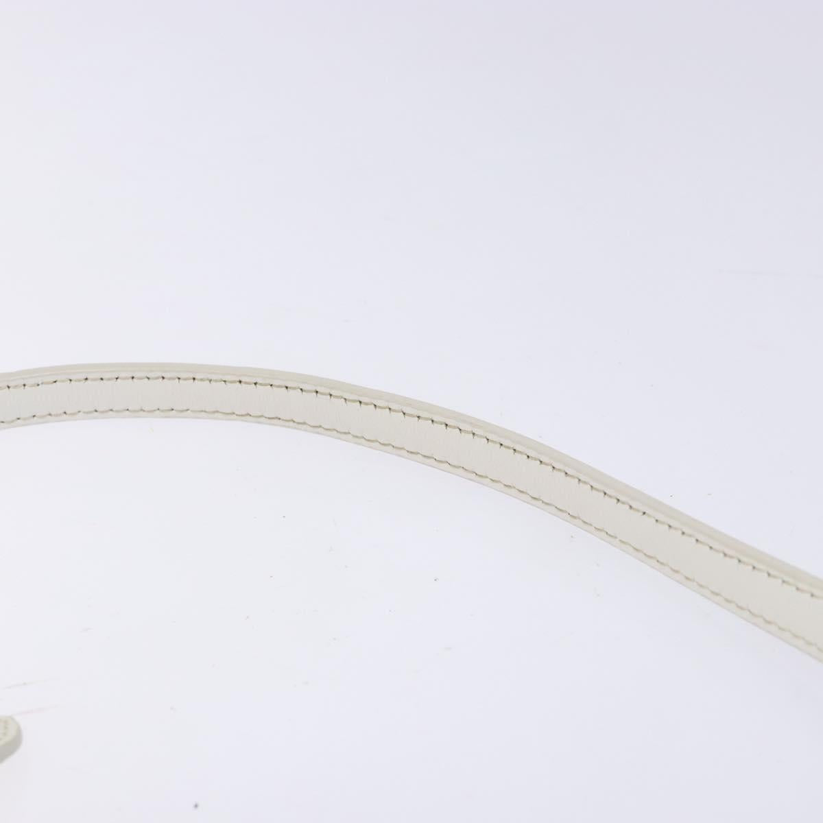 PRADA Re-Edition 2005 Hand Bag Nylon White Silver Auth yk19251