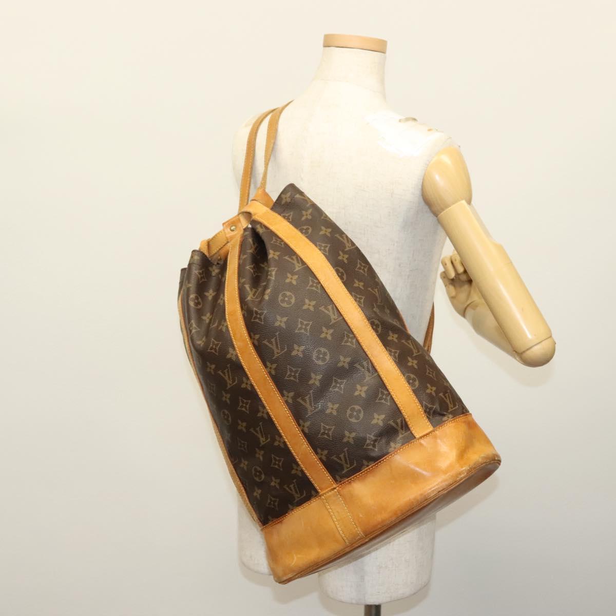 LOUIS VUITTON Monogram Randonnee GM Shoulder Bag M42244 LV Auth yk19256