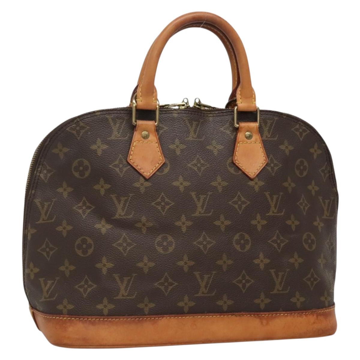 LOUIS VUITTON Monogram Alma Hand Bag M51130 LV Auth yk19286