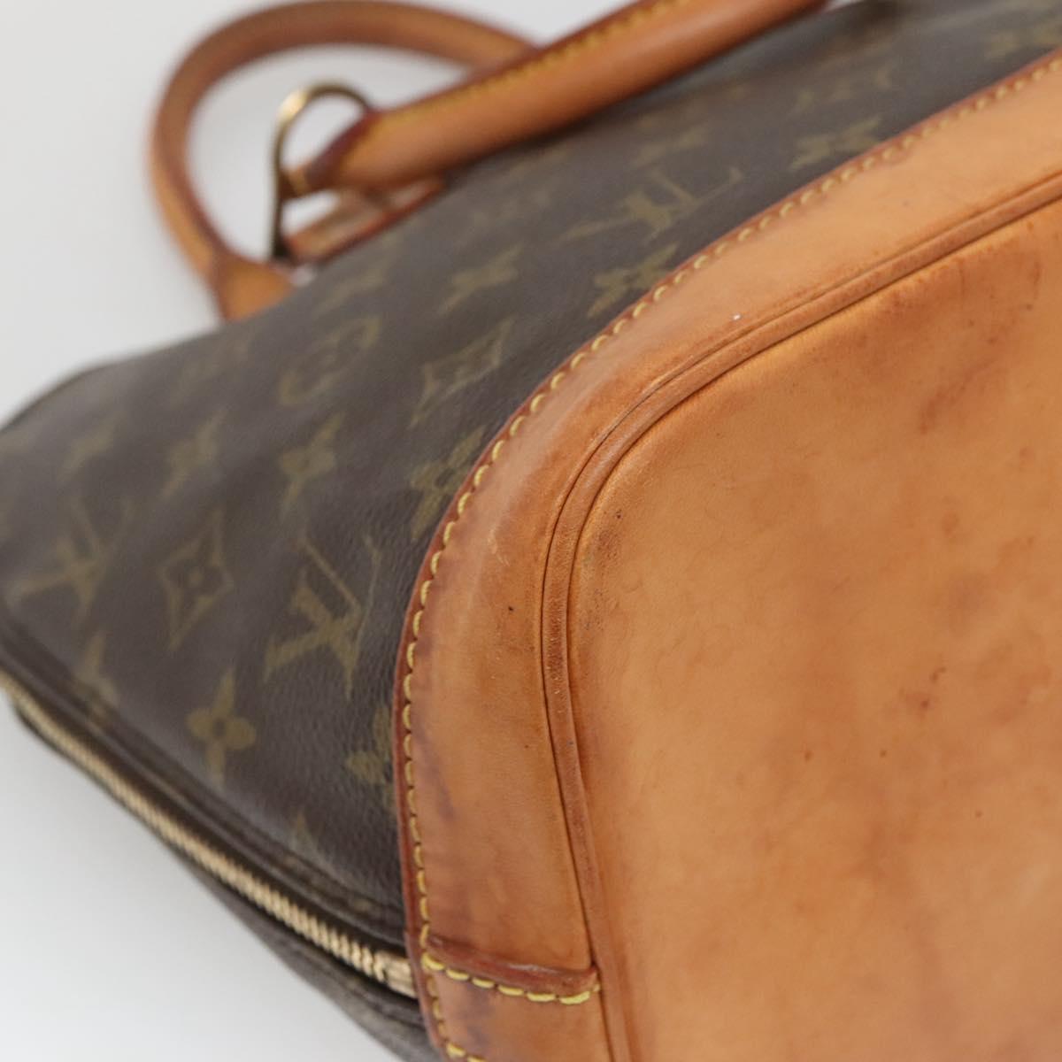 LOUIS VUITTON Monogram Alma Hand Bag M51130 LV Auth yk19286