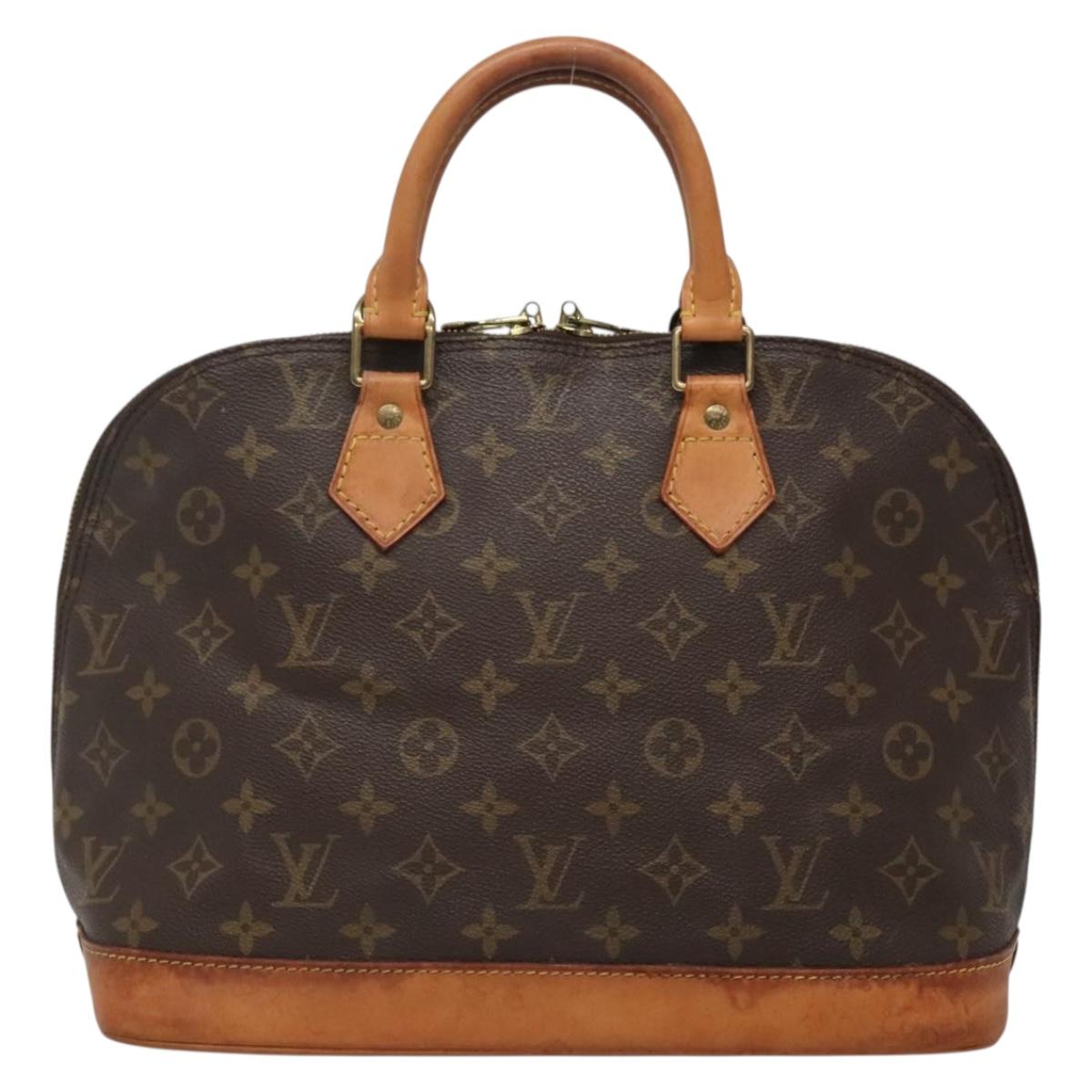 LOUIS VUITTON Monogram Alma Hand Bag M51130 LV Auth yk19286