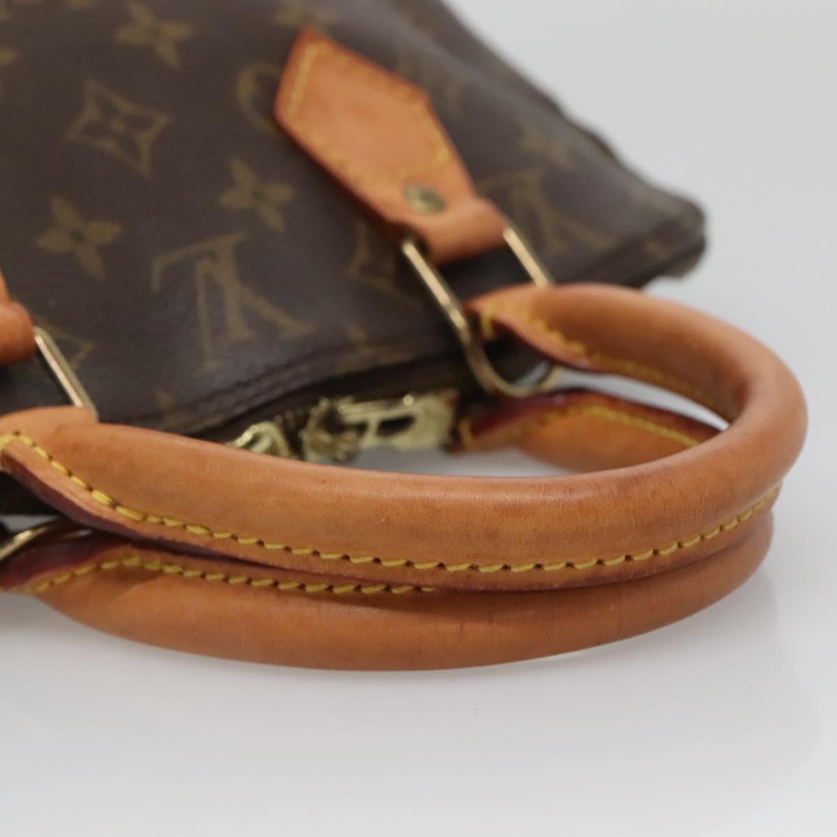 LOUIS VUITTON Monogram Alma Hand Bag M51130 LV Auth yk19286