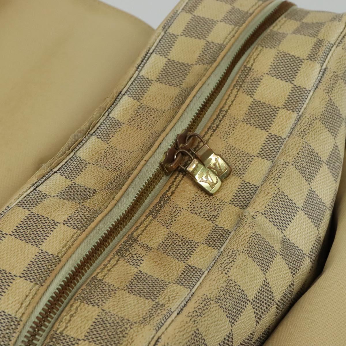 LOUIS VUITTON Damier Azur Naviglio Shoulder Bag N51189 LV Auth yk19310