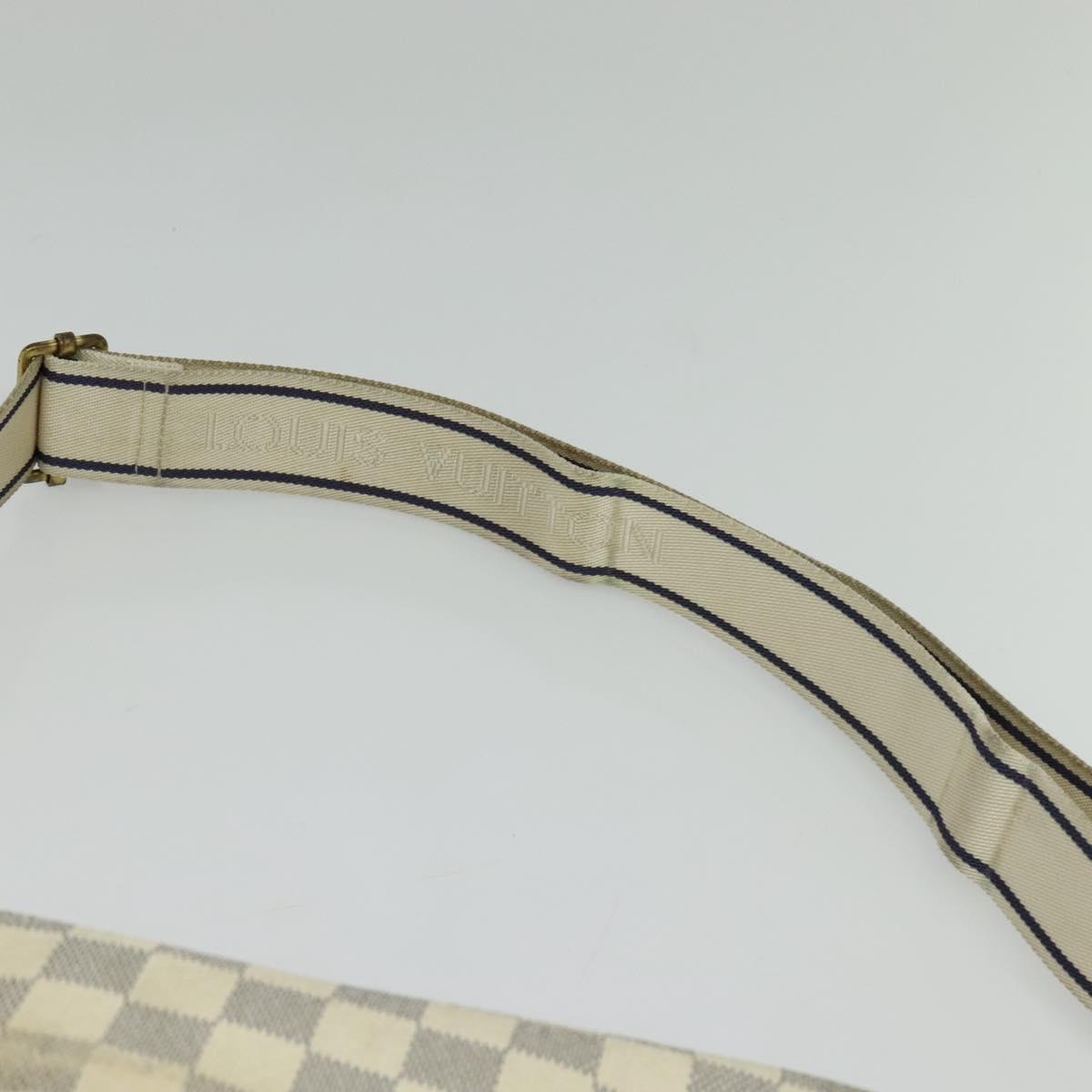 LOUIS VUITTON Damier Azur Naviglio Shoulder Bag N51189 LV Auth yk19310