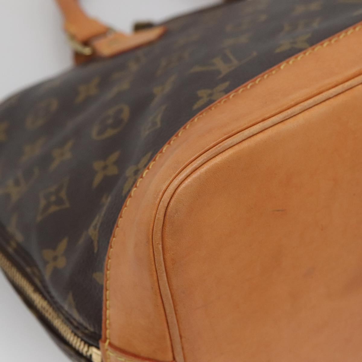 LOUIS VUITTON Monogram Alma Hand Bag M51130 LV Auth yk19333