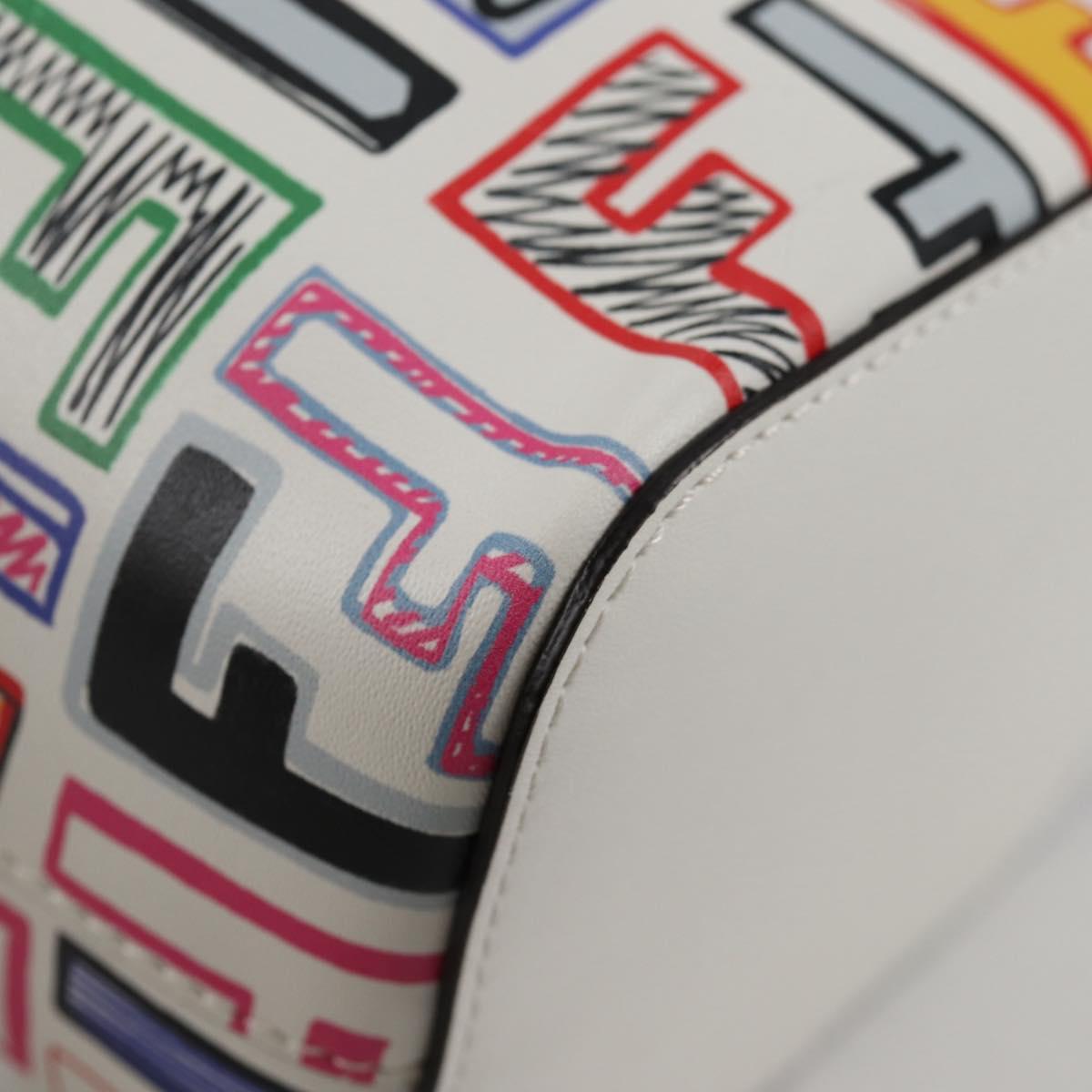 FENDI Zucca Canvas Mini Montrezor Hand Bag 2way Multicolor Gold Auth yk19350M