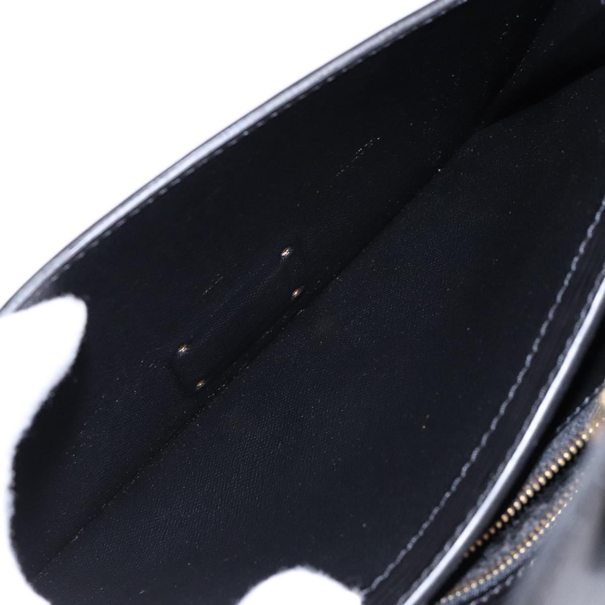 LOUIS VUITTON Epi Serie Dragonne Clutch Bag Black Noir M52612 LV Auth yk19356