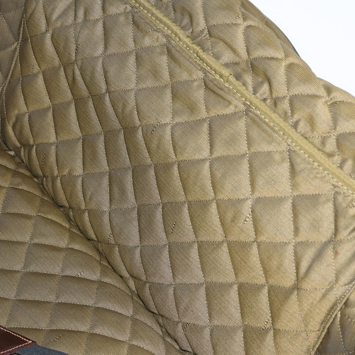 FENDI Zucca Canvas Carry Case Black Brown Auth yk19369