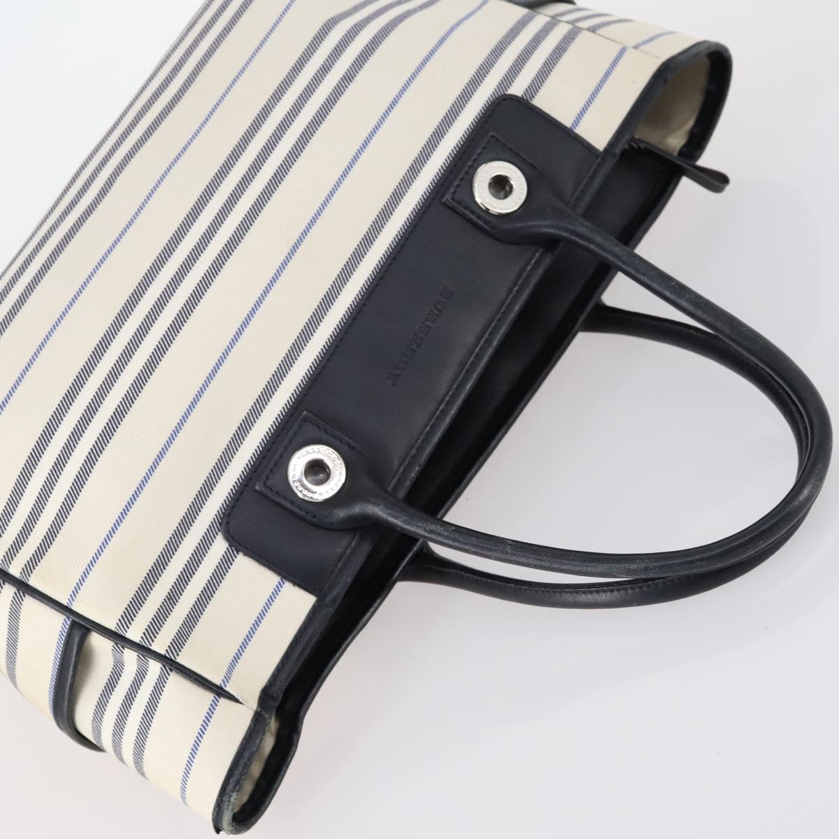 BURBERRY Nova Check Shoulder Bag Canvas Leather 3Set Black beige Auth yk19390