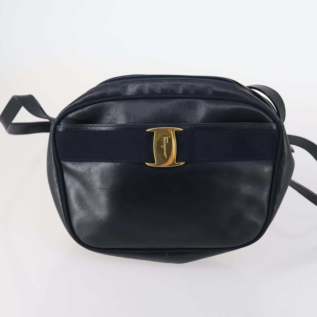 SAINT LAURENT Cartier Ferragamo Bag Leather 3Set Bordeaux Navy Auth yk19391