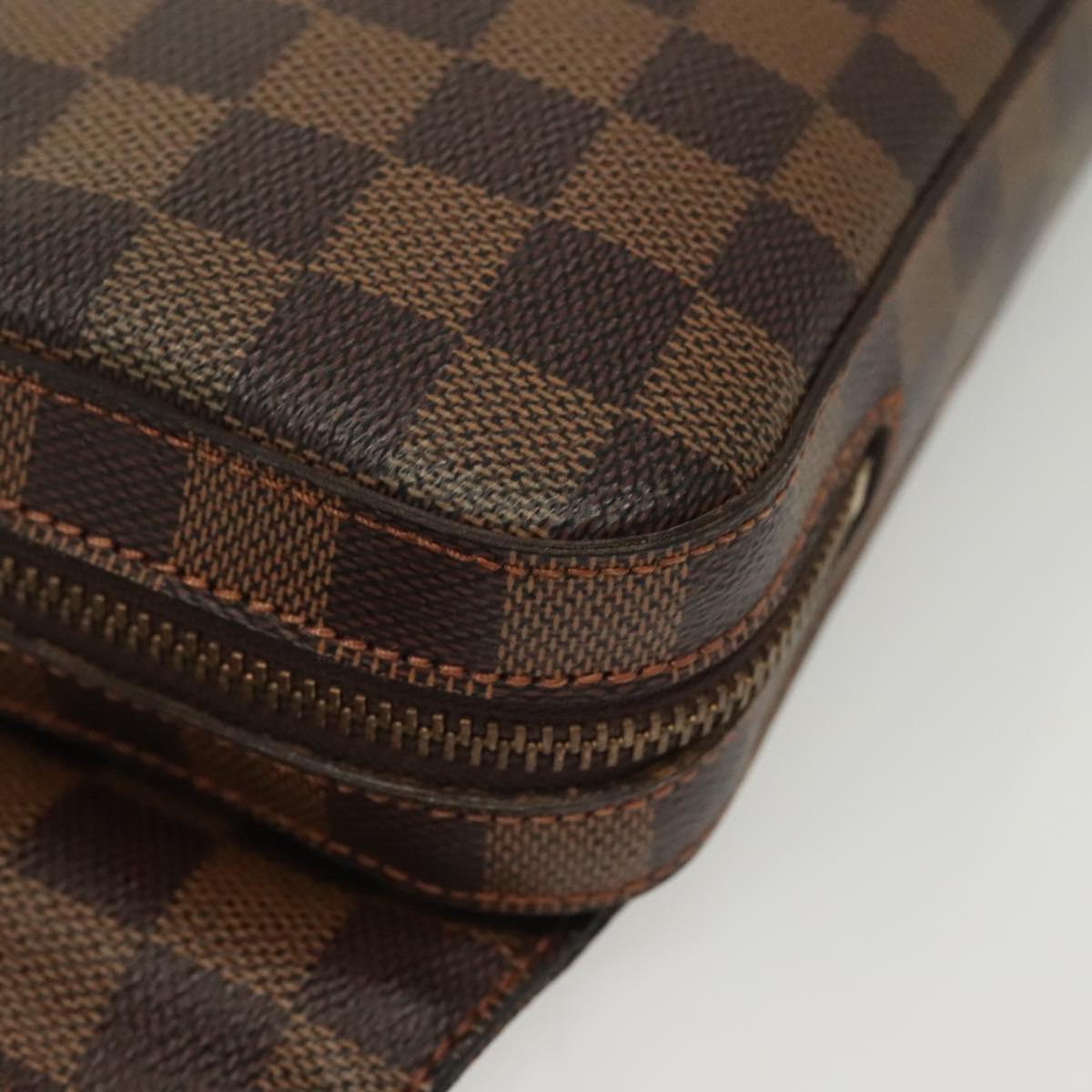 LOUIS VUITTON Damier Ebene Geronimos Shoulder Bag N51994 LV Auth yk19392