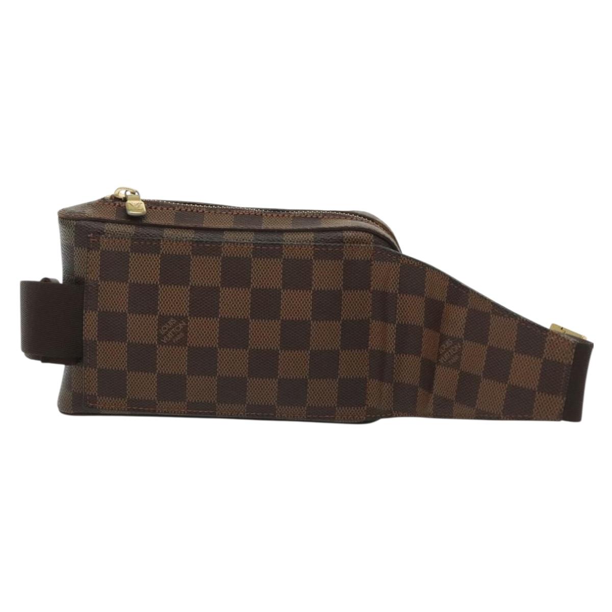 LOUIS VUITTON Damier Ebene Geronimos Shoulder Bag N51994 LV Auth yk19392