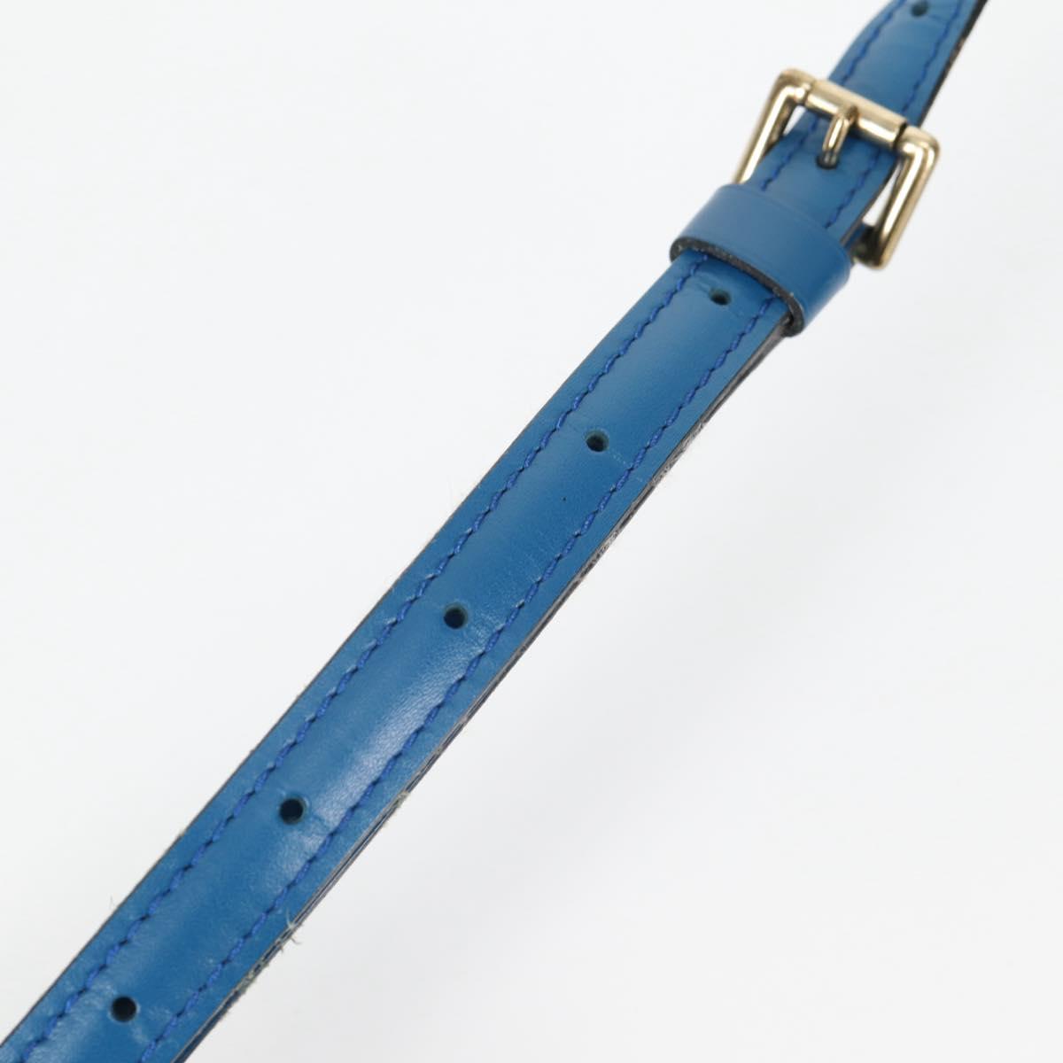 LOUIS VUITTON Epi Grenel Shoulder Bag Blue M52362 LV Auth yk19396