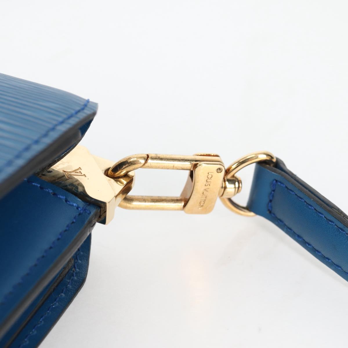 LOUIS VUITTON Epi Grenel Shoulder Bag Blue M52362 LV Auth yk19396