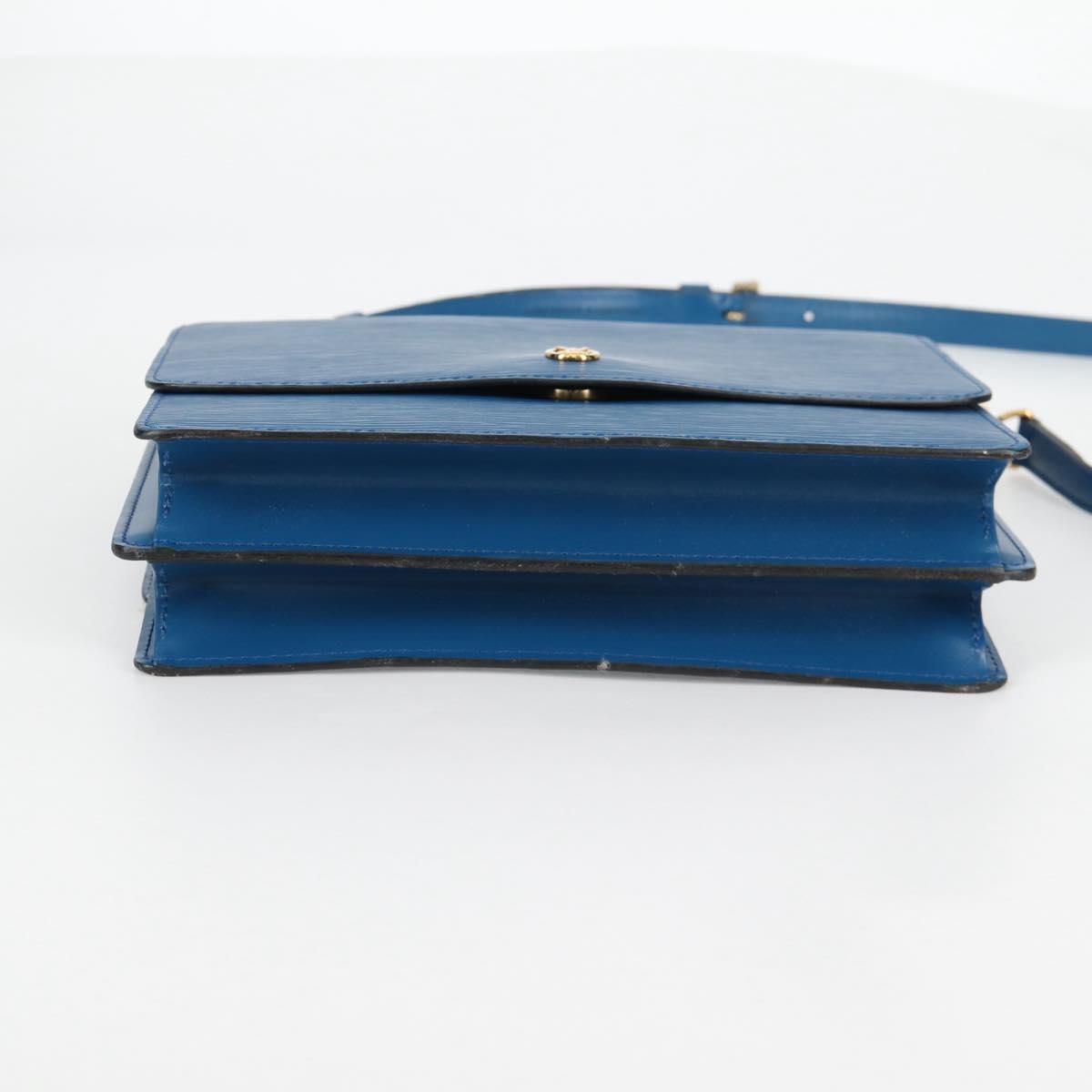 LOUIS VUITTON Epi Grenel Shoulder Bag Blue M52362 LV Auth yk19396