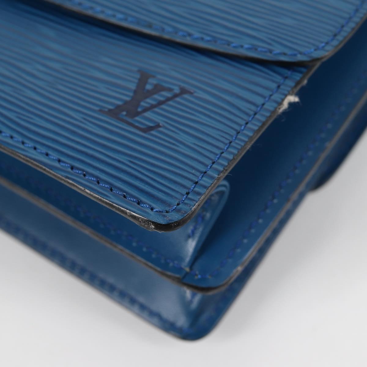 LOUIS VUITTON Epi Grenel Shoulder Bag Blue M52362 LV Auth yk19396