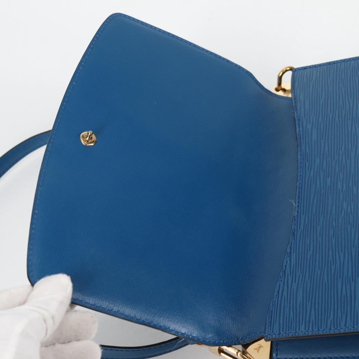 LOUIS VUITTON Epi Grenel Shoulder Bag Blue M52362 LV Auth yk19396