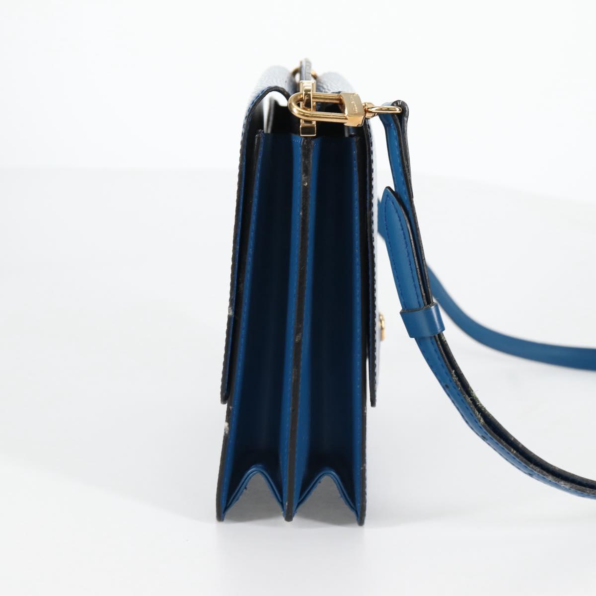 LOUIS VUITTON Epi Grenel Shoulder Bag Blue M52362 LV Auth yk19396
