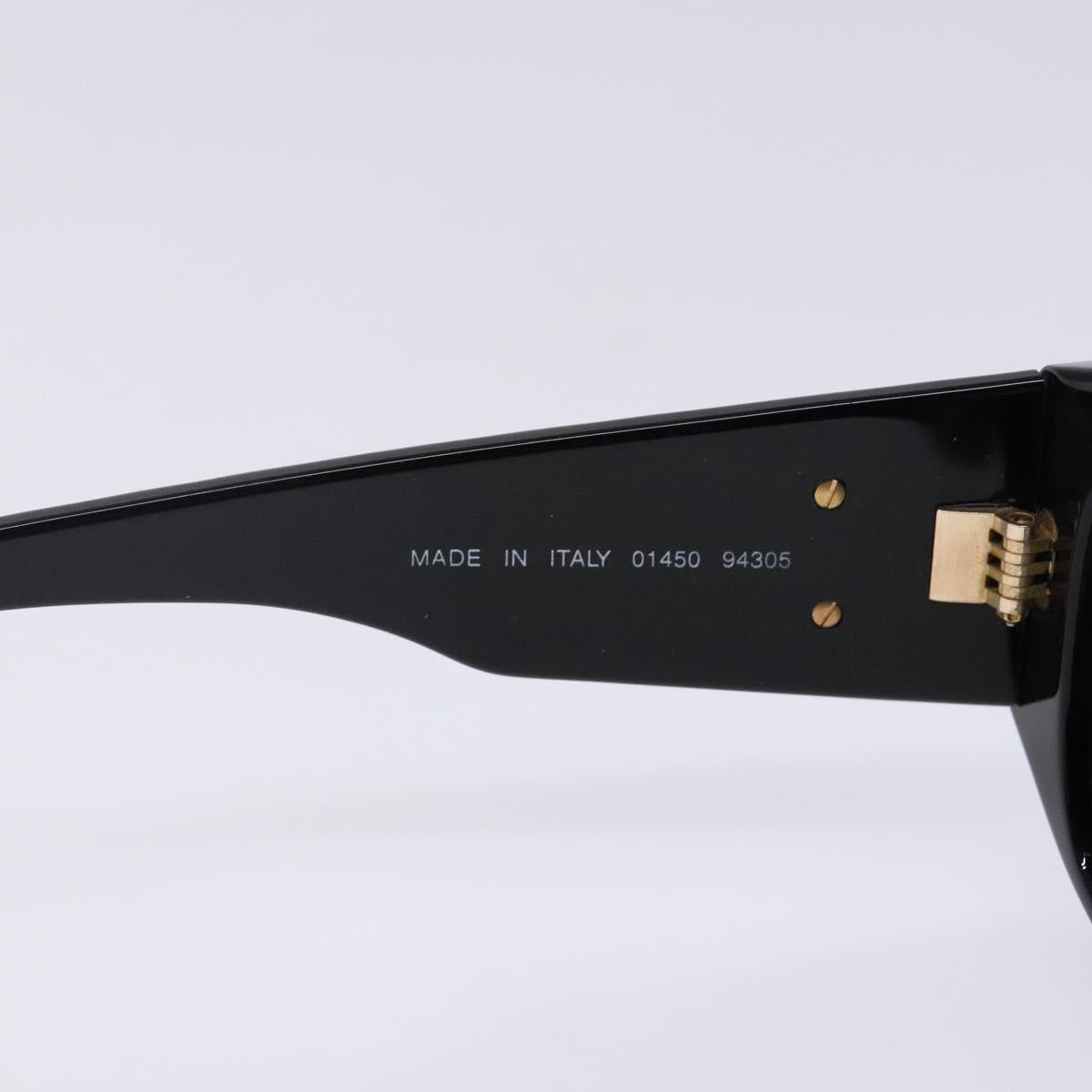 CHANEL Sunglasses plastic Black CC Auth yk19399