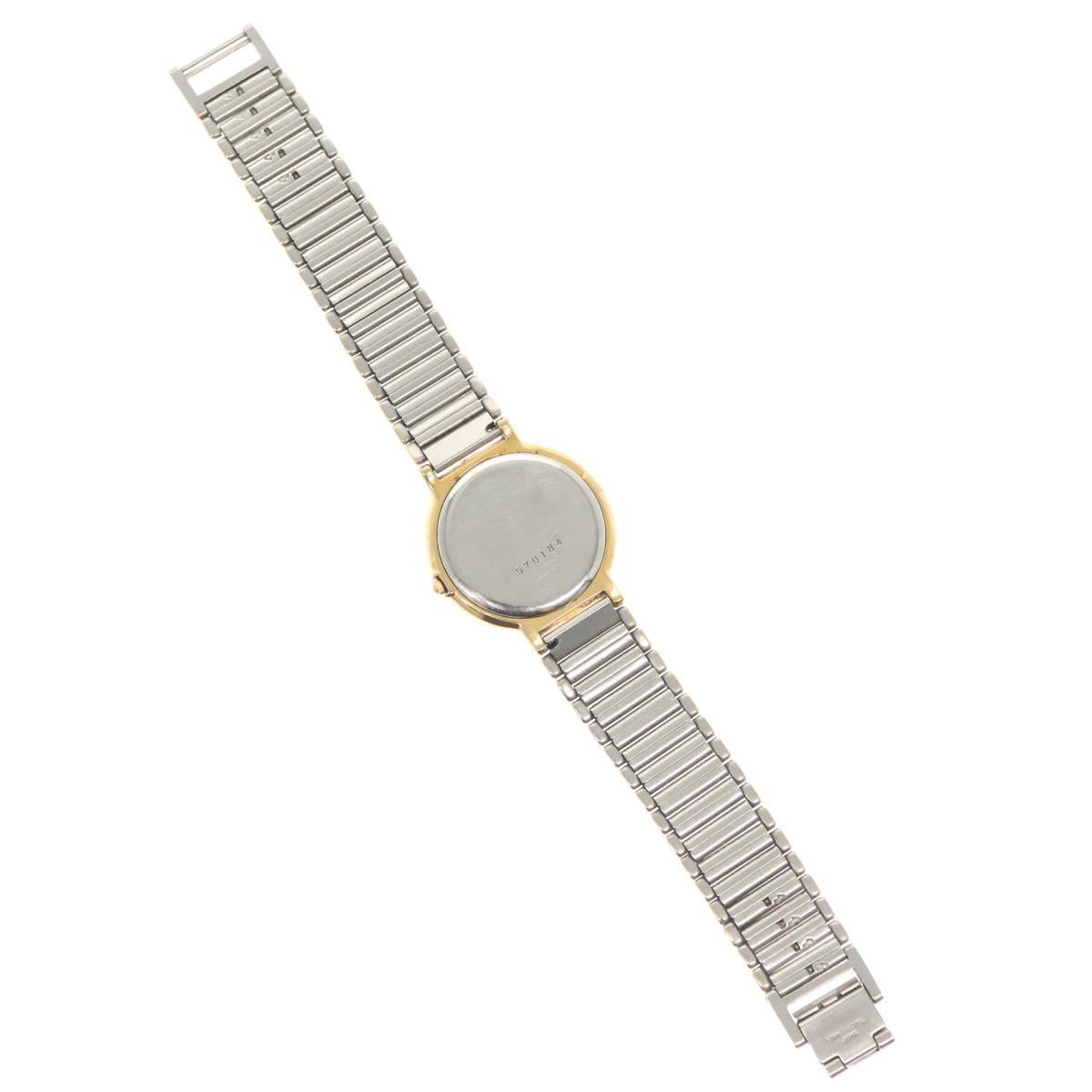 SAINT LAURENT Watches metal Silver Auth yk19419