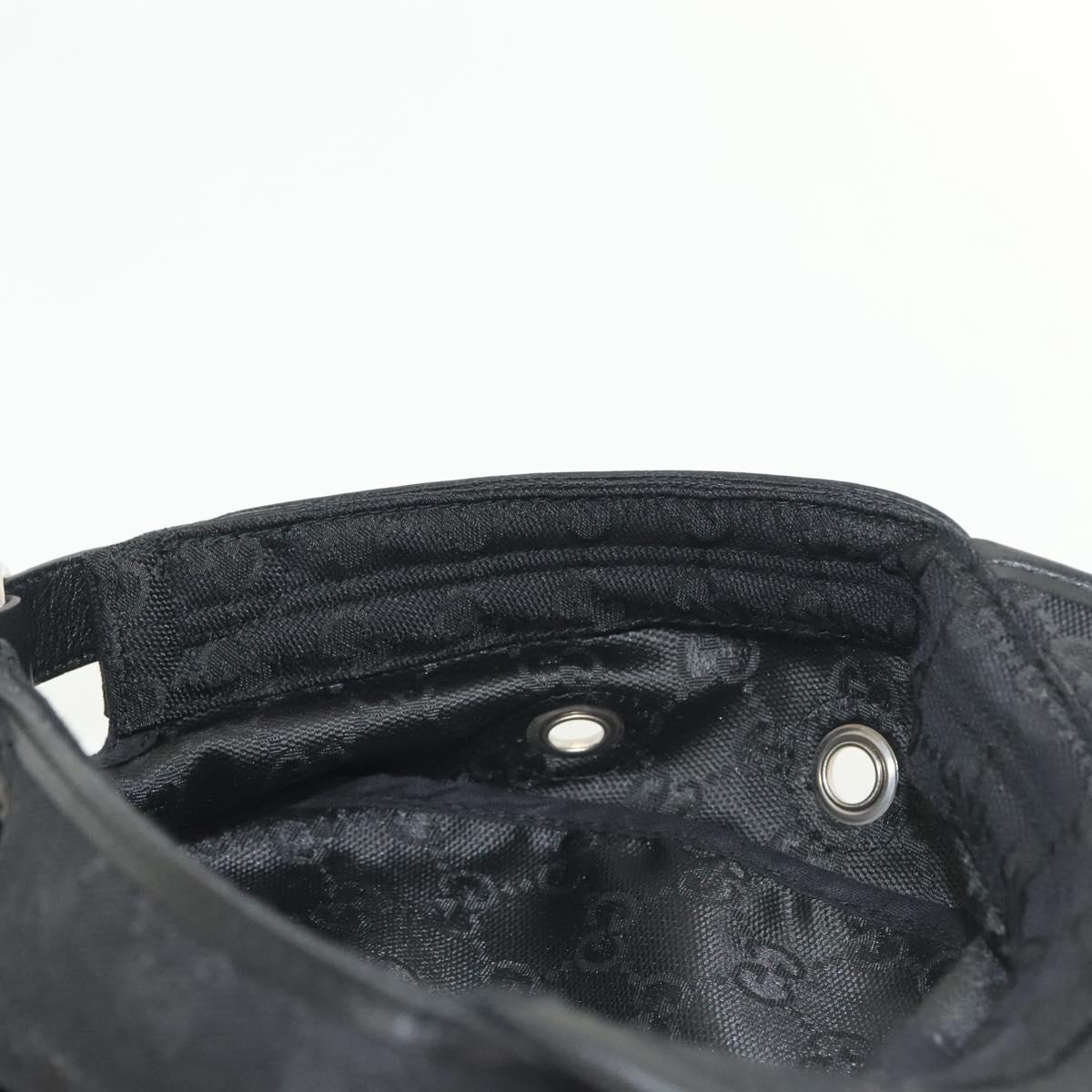 GUCCI GG Canvas Cap L Black Auth yk19424